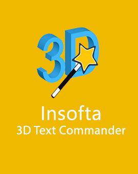 Insofta 3D Text Commander (1 year)
